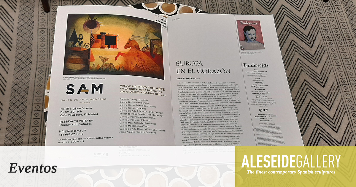 Aleseide Gallery en la revista Tendencias del Mercado del Arte